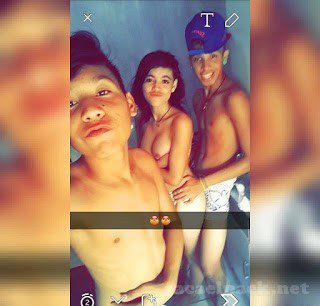 Morrita colombiana trio con los compañeros