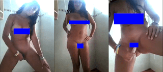 La posee el demonio mientras se masturba en el baño