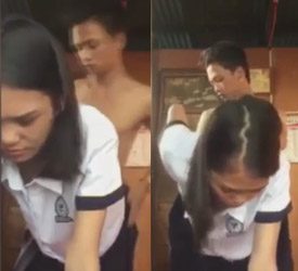 Colegiala sufre cuando le desvirgan su panochita