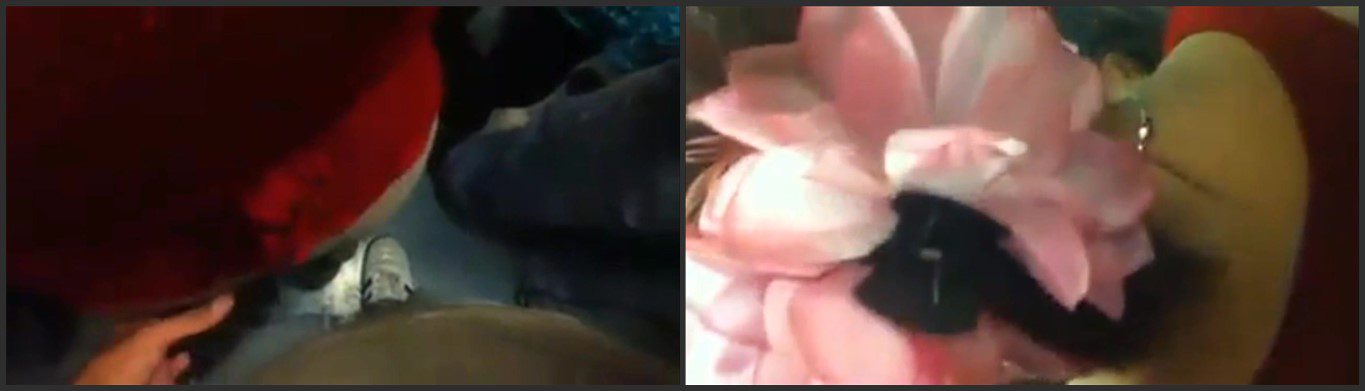 Adolescente arrecha toca la verga a desconocido en el bus part15