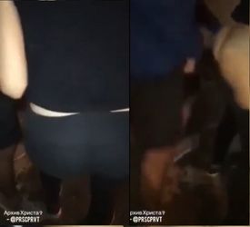 La amiga queria verga y le dieron contra la pared