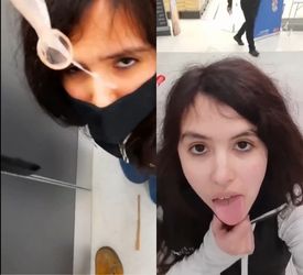 Chibola traviesa cogiendo con el encargado de la tienda de ropa