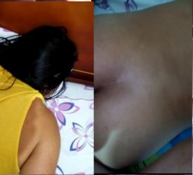 Intentando abrirle el potito a la sobrina inocente