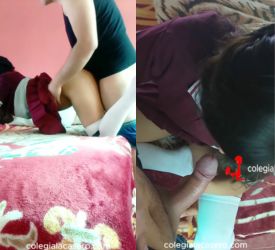 Morrita se queda sola y su tio lo visita