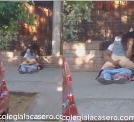 video de alumna con uniforme viral