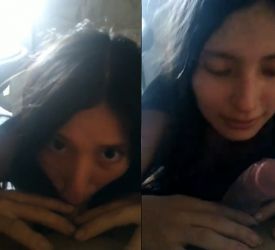 Estudiante universitaria muestra aprecio especial a compañero después de clases